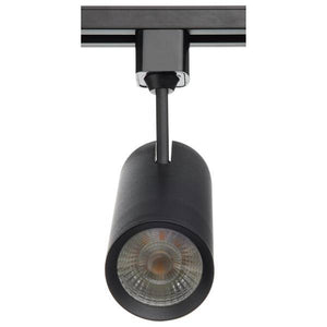 20 watt 120 volt 3000K Dimmable Black LED Round Track Head 3