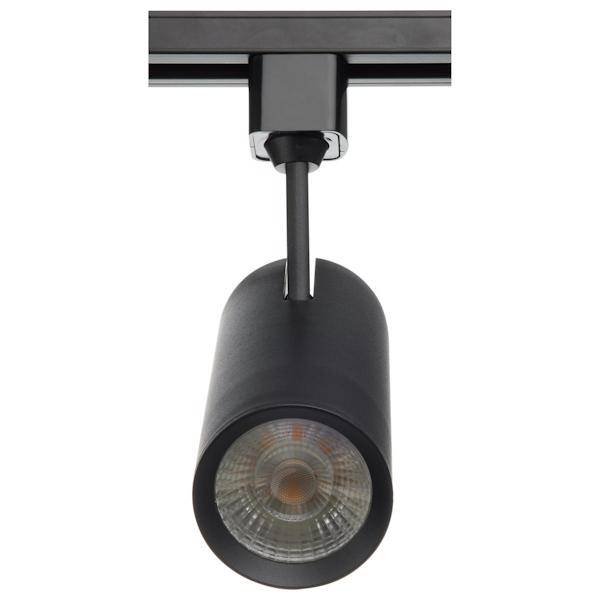 20 watt 120 volt 3000K Dimmable Black LED Round Track Head 3