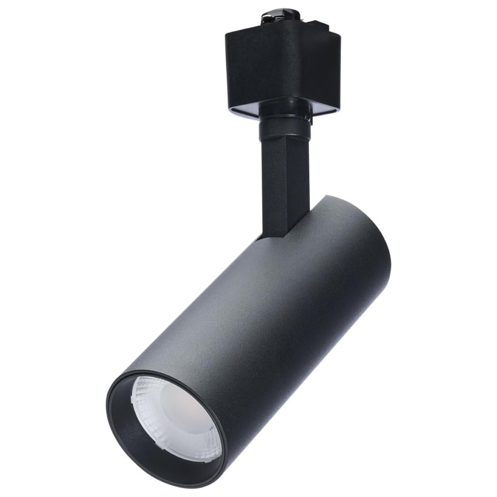 10 watt CCT Selectable Matte Black LED Track Head 1