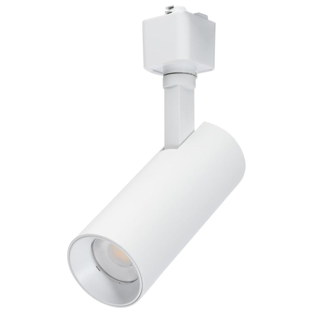 10 watt CCT Selectable Matte White LED Track Head 1