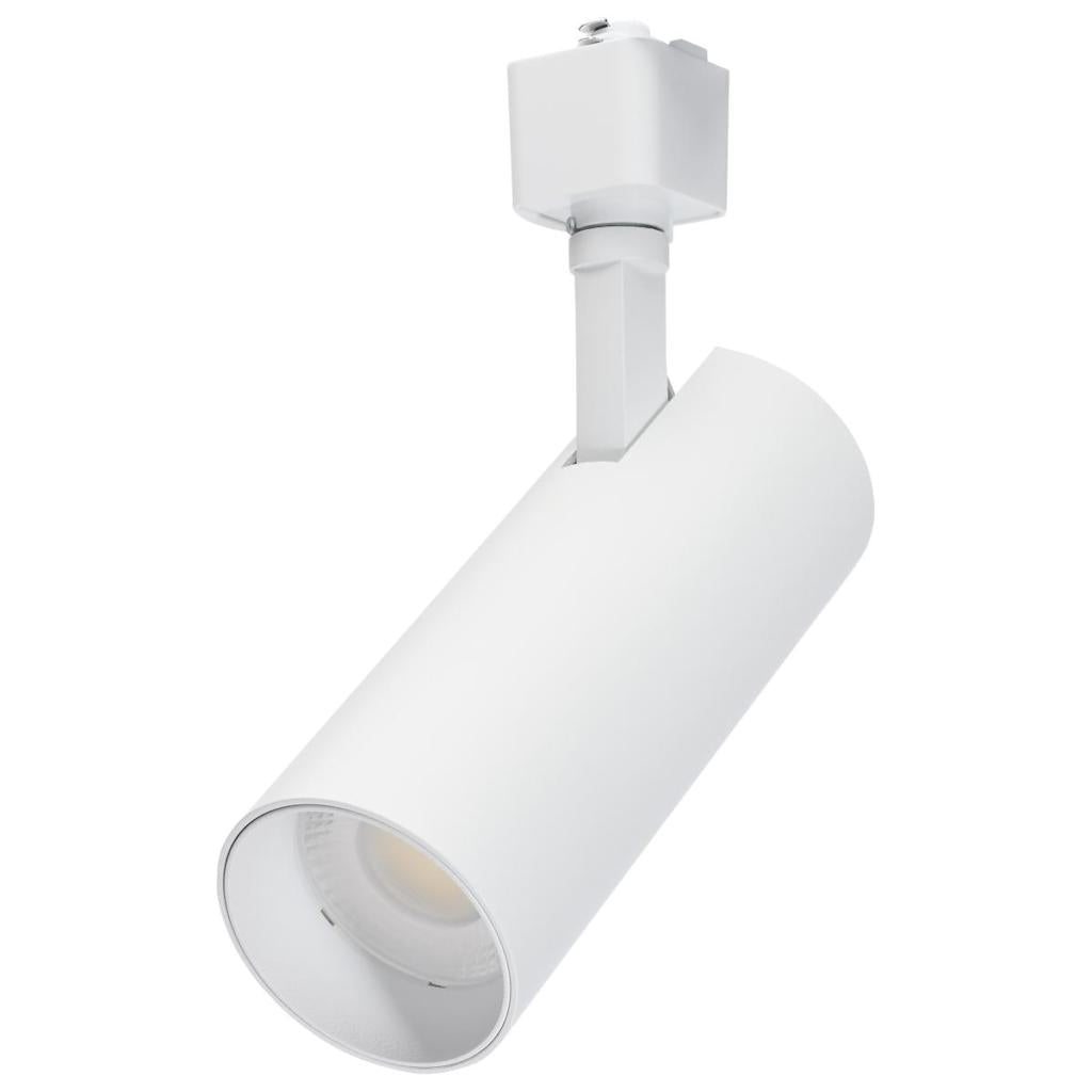 20 watt CCT Selectable Matte White LED Track Head 1