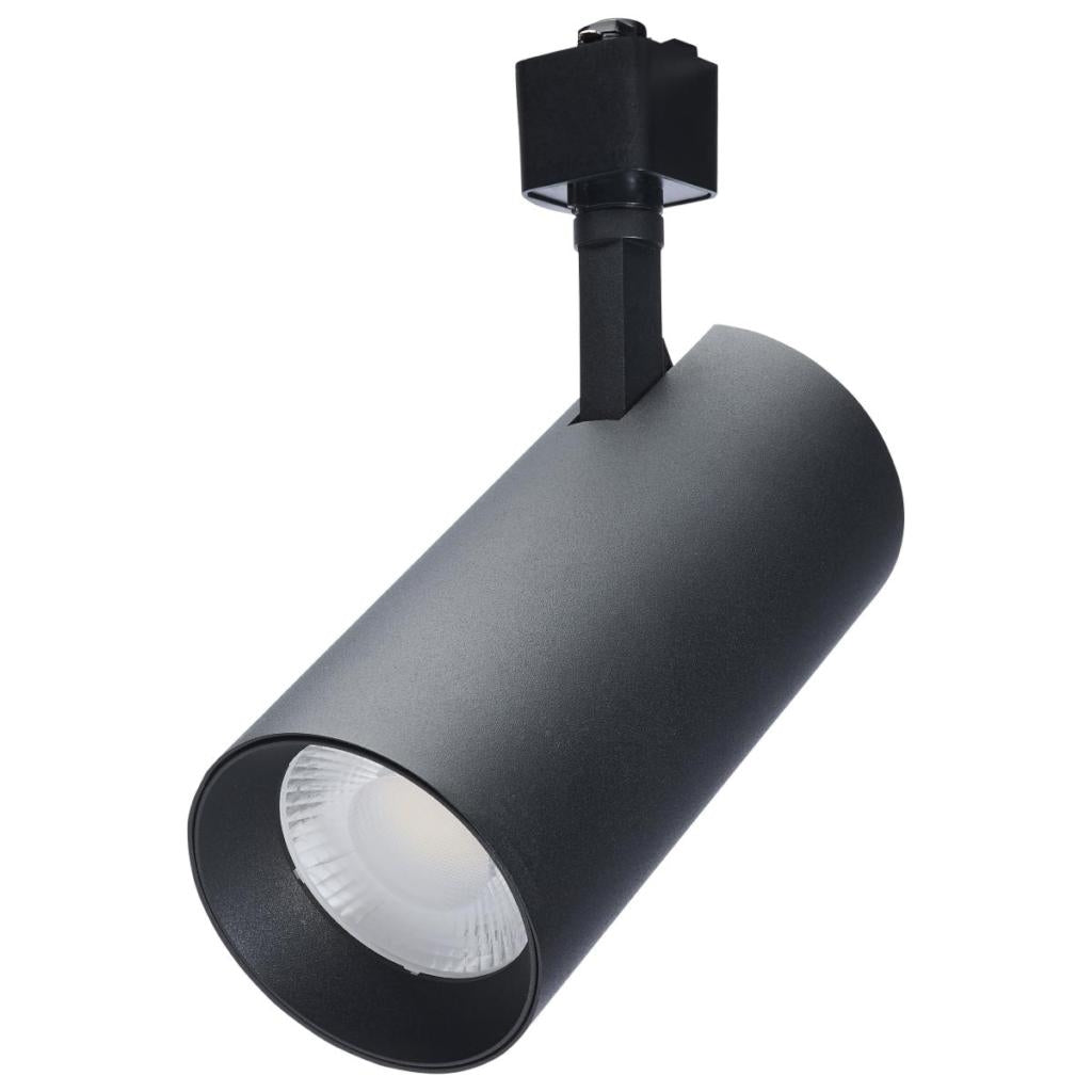 30 watt CCT Selectable Matte Black LED Track Head 1