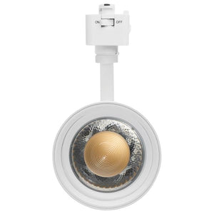 30 watt 120 volt CCT Selectable Matte White J-Style LED Track Head 3