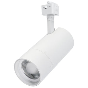 30 watt 120 volt CCT Selectable Matte White J-Style LED Track Head 1