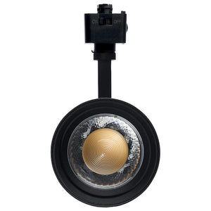30 watt 120 volt CCT Selectable Matte Black J-Style LED Track Head 3