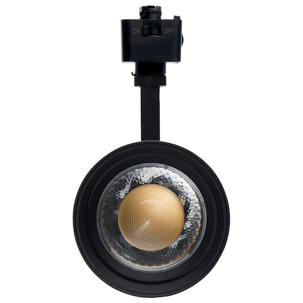 30 watt 120 volt CCT Selectable Matte Black J-Style LED Track Head 3