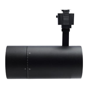 30 watt 120 volt CCT Selectable Matte Black J-Style LED Track Head 4