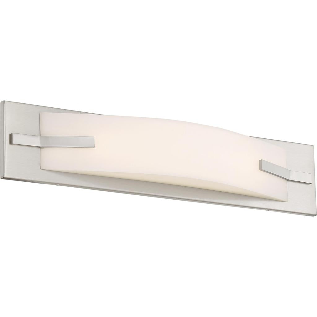 1 Light 13 watt 120 volt Brushed Nickel Dimmable LED Vanity Light 1