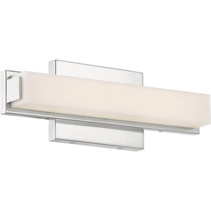 1 Light 13 watt 120 volt 3000K Natural White Polished Nickel Dimmable LED Vanity Light 1