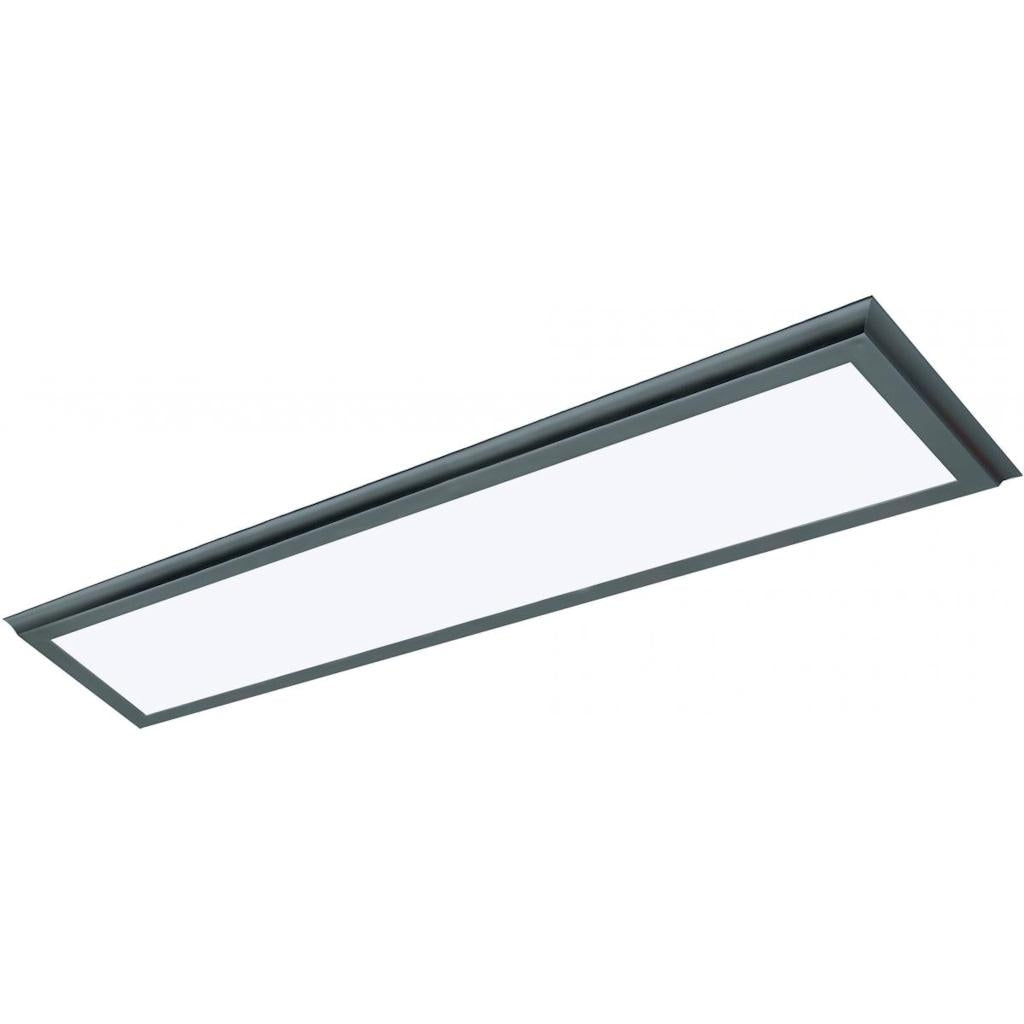 1' x 4' 45 watt 120/277 volt 3000K Natural White Bronze Dimmable LED Ceiling Light 1