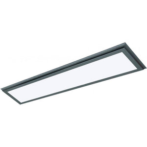 1' x 4' 45 watt 120/277 volt 3000K Natural White Bronze Dimmable LED Ceiling Light 1