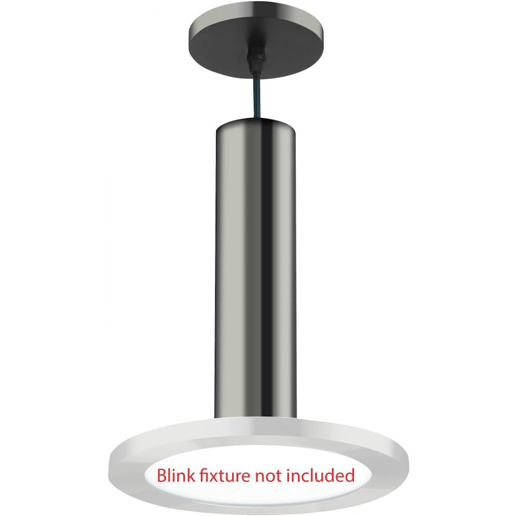 Polished Nickel Pendant Kit for 9" Blink Fixtures 1