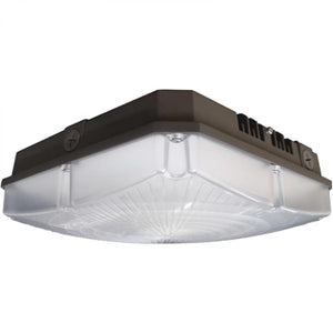 10" 40 watt 100/277 volt 4000K Cool White Bronze LED Dimmable Canopy 1