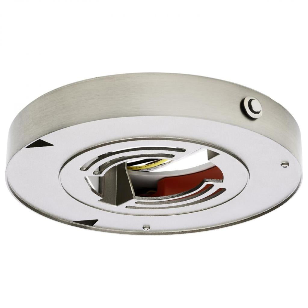 7" 120 volt Brushed Nickel Blink Pro Battery Backup 1