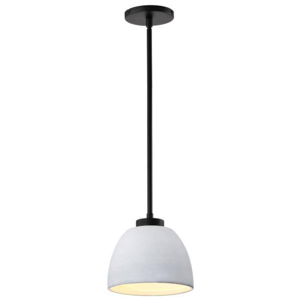 8" 1 Light 120 volt Matte Black Mini Pendant Light Fixture 2