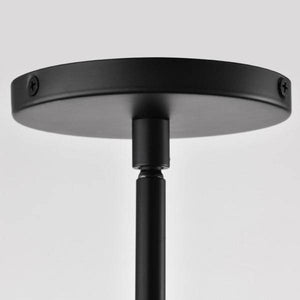 14" 1 Light 120 volt Matte Black Pendant Light Fixture 3