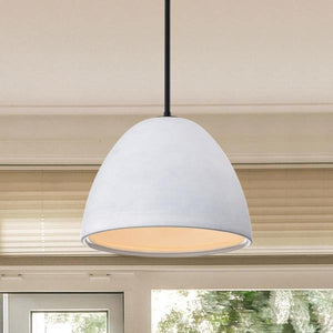 14" 1 Light 120 volt Matte Black Pendant Light Fixture 5