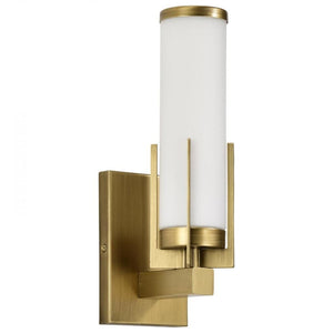 1 Light 120 volt Natural Brass Indoor Vanity Light Fixture 1
