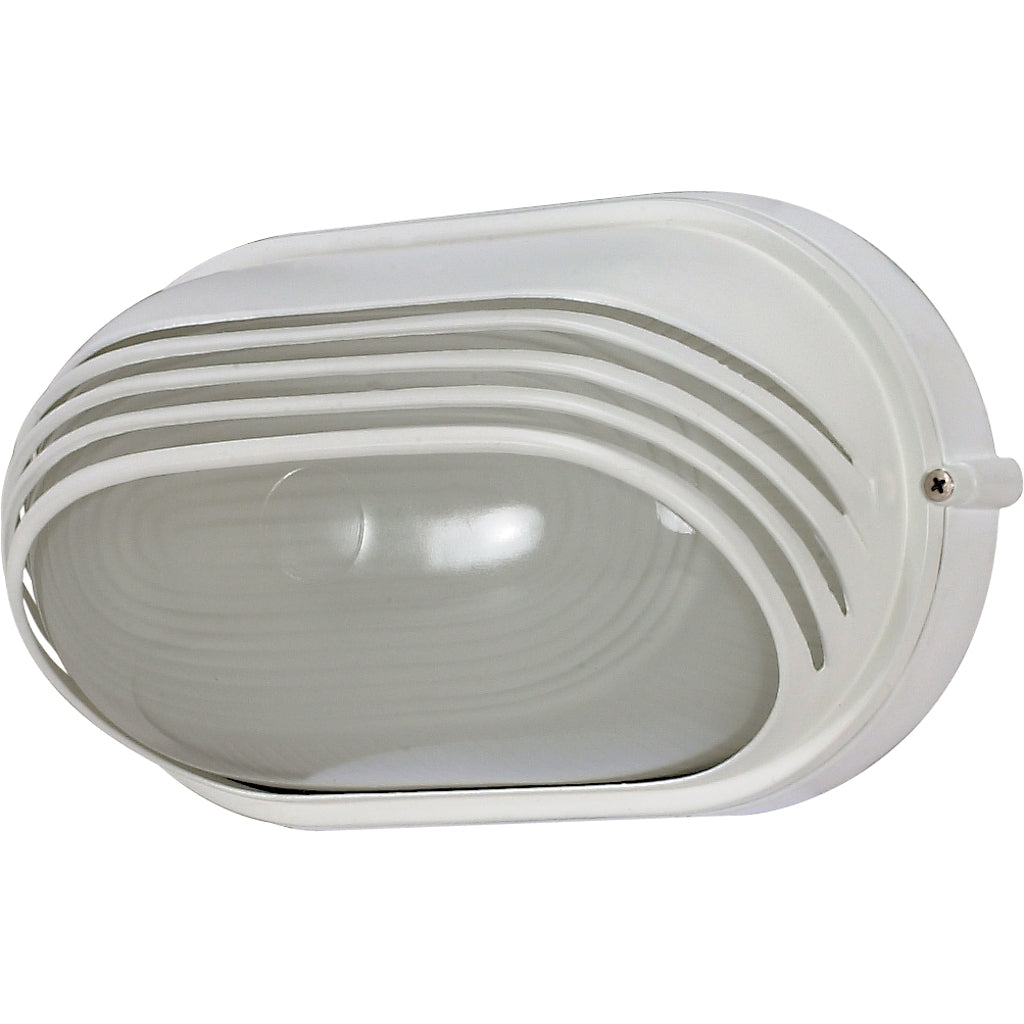 1 Light 6" Semi Gloss White Bulkhead Light Fixture 1