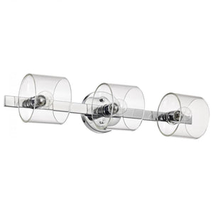 3 Light 120 volt Polished Nickel Vanity Light Fixture 1