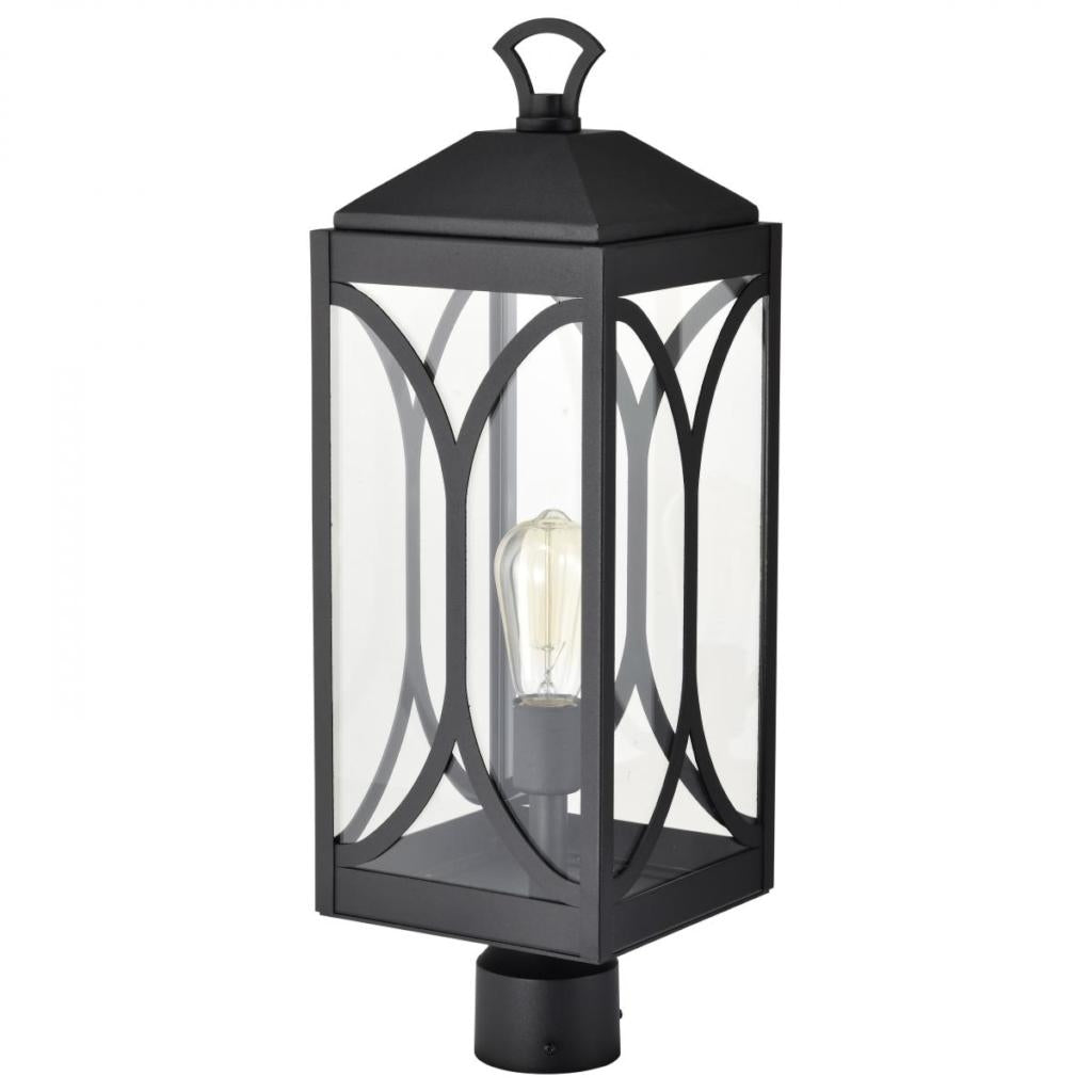 1 Lamp 120 volt Matte Black 1