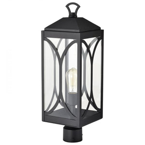 1 Lamp 120 volt Matte Black 1