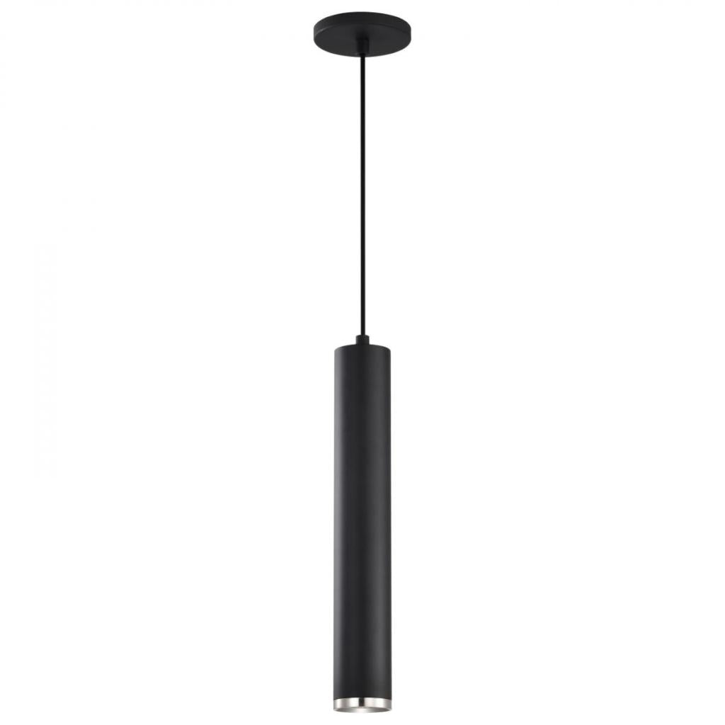 12 watt 120 volt 3000K Natural White Matte Black / Brushed Nickel Century LED Pendant Light Fixture 1