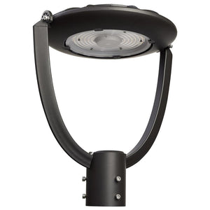 1 Light 35 watt 120/347 volt CCT Selectable Bronze Dimmable LED Post Top Lantern Fixture 1