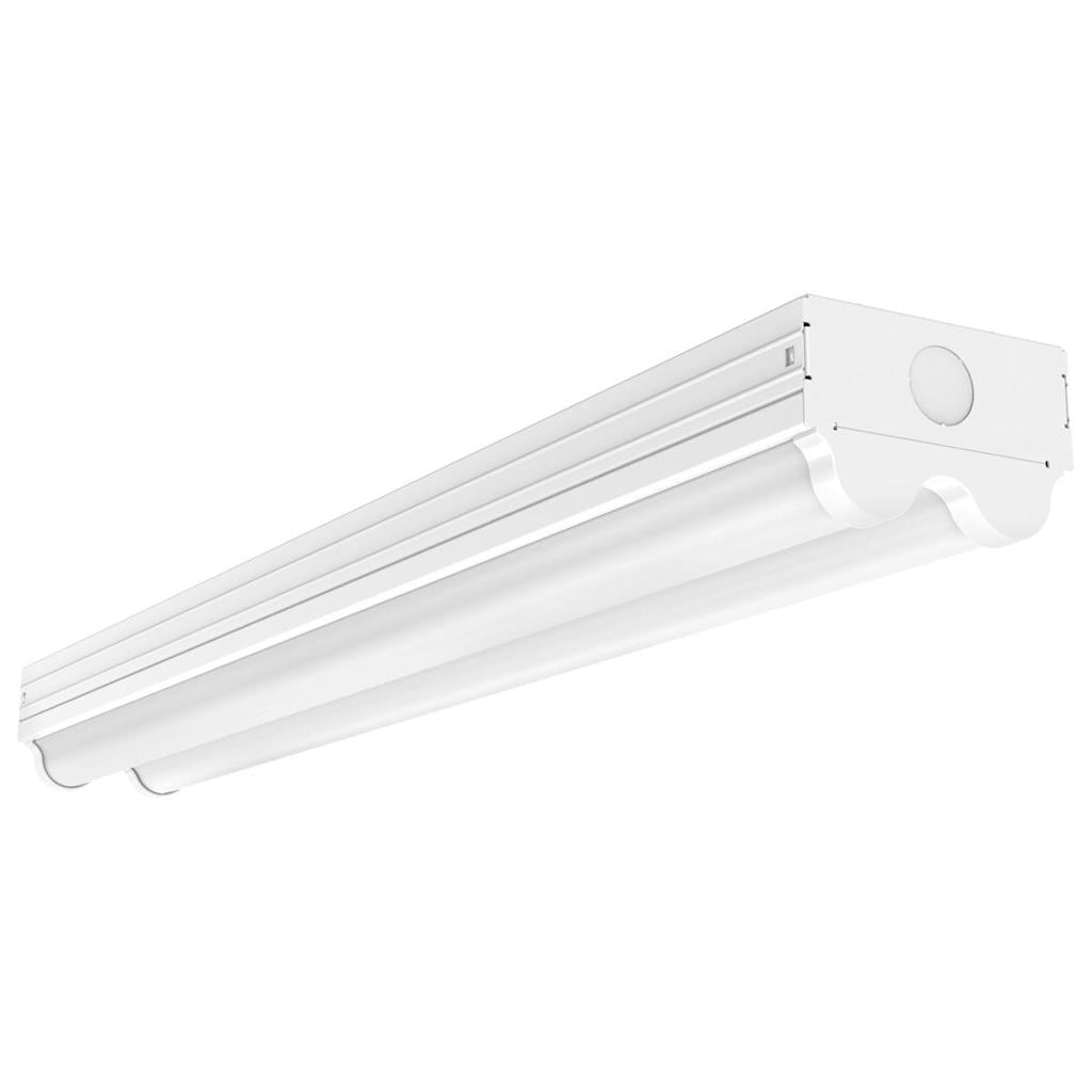 2' 20 watt 120/277 volt 4000K Cool White Indoor LED Double Light Strip Fixture 1