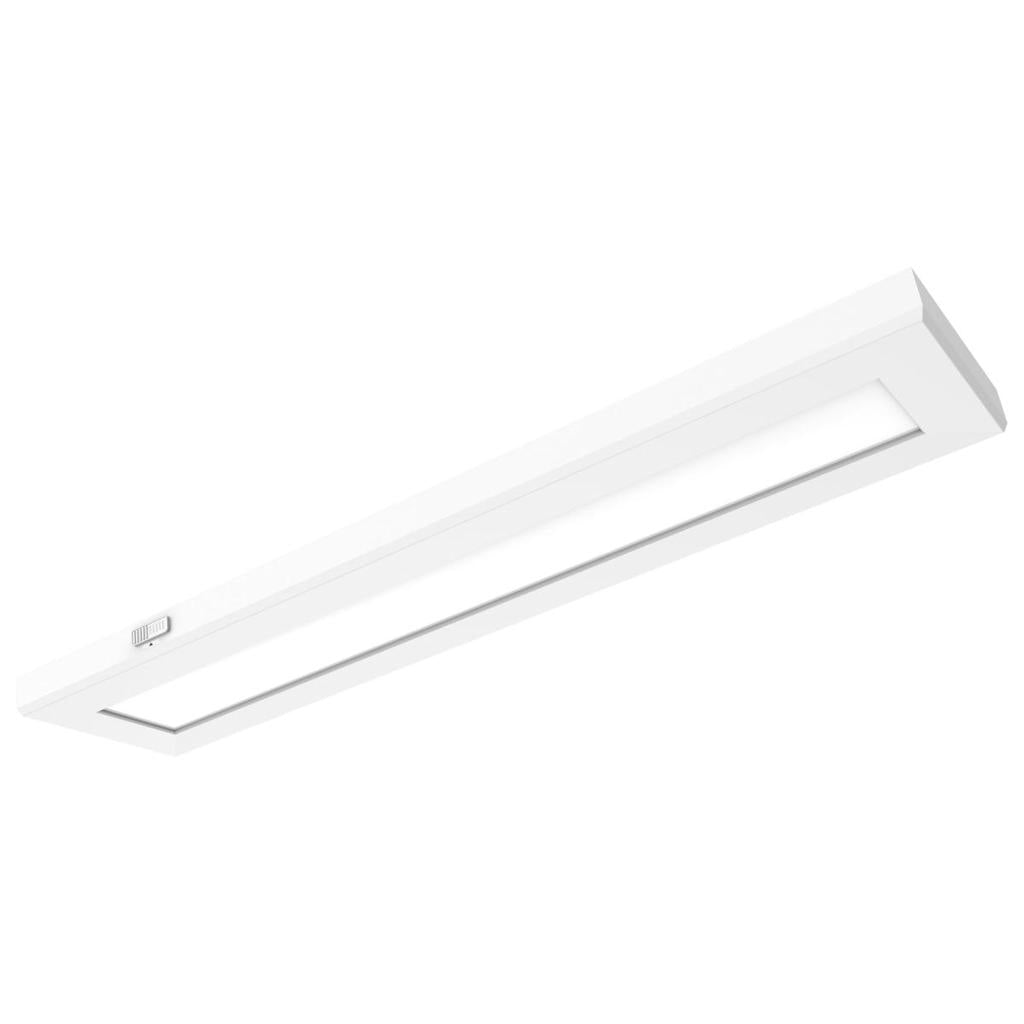 24" x 5.5" 24 watt 120/277 volt CCT Selectable White Rectangular Dimmable LED Ceiling Light 1