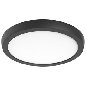 12" 19.5 watt 120/277 volt CCT Selectable Black Round Dimmable LED Ceiling Light 1