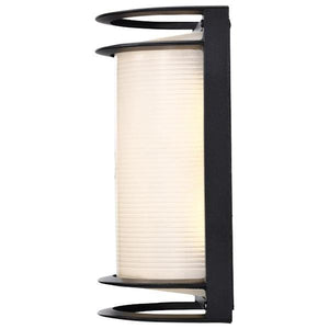 18.5 watt 120 volt 3000K Black Rectangular LED Outdoor Wall Sconce 4