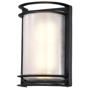 18.5 watt 120 volt 3000K Black Rectangular LED Outdoor Wall Sconce 1