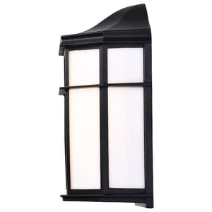 14 watt 120 volt 3000K Black Cage LED Outdoor Wall Sconce 4