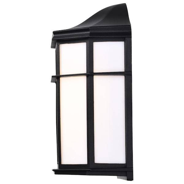 14 watt 120 volt 3000K Black Cage LED Outdoor Wall Sconce 4
