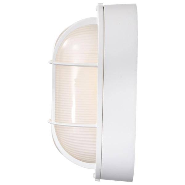 14 watt 120 volt 3000K White Frosted Glass LED Outdoor Wall Sconce 3