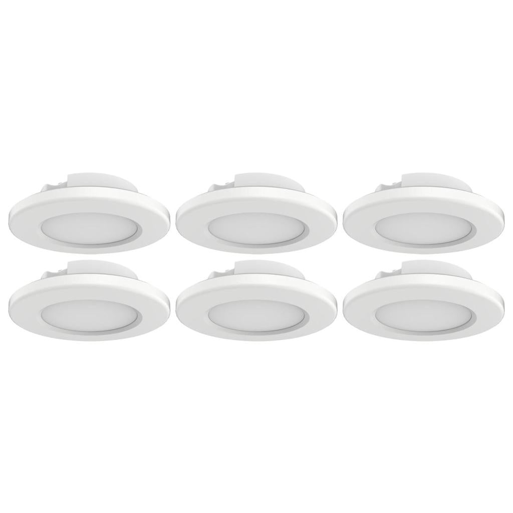 4" 9 watt 120 volt 3000K Dimmable LED Surface Mount Fixture (6-Pack) 1