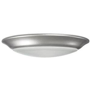 7" 12 watt 120 volt 3000K Natural White Brushed Nickel Dimmable LED Disk Light (6 Pack) 3