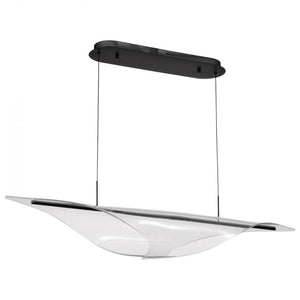 47 watt 120 volt 3000K Natural White Matte Black LED Island Pendant 1