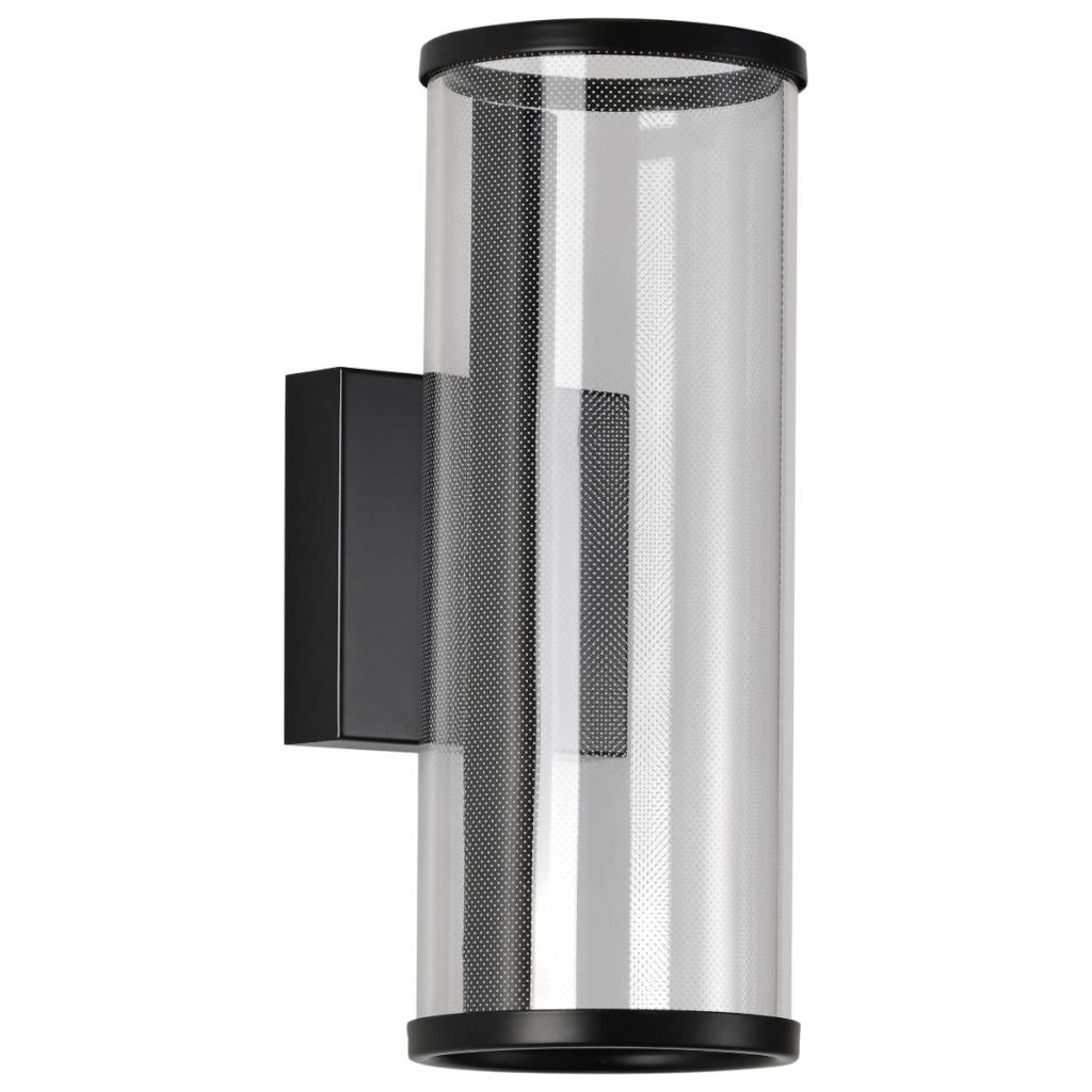 8 watt 120/277 volt 3000K Matte Black LED Wall Sconce 1