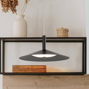 14" 18 watt 120 volt CCT Selectable Matte Black LED Pendant 3