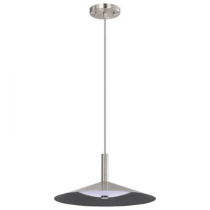 14" 18 watt 120 volt CCT Selectable Brushed Nickel LED Pendant 1
