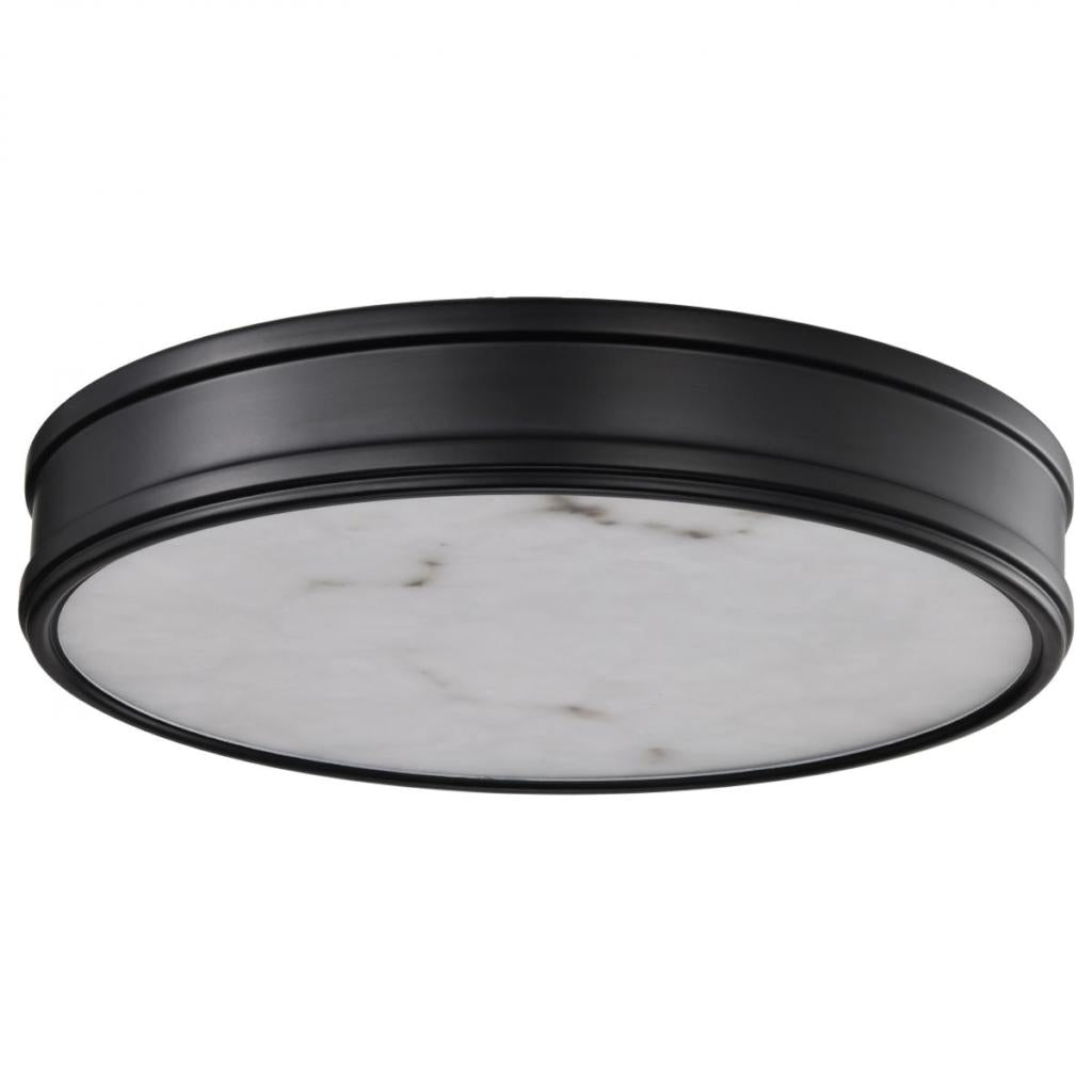 14" 25 watt 120 volt CCT Selectable Matte Black LED Flush Mount Light Fixture 1