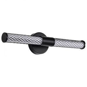 15 watt 120 volt 3000K Natural White Matte Black LED Vanity Light Fixture 1