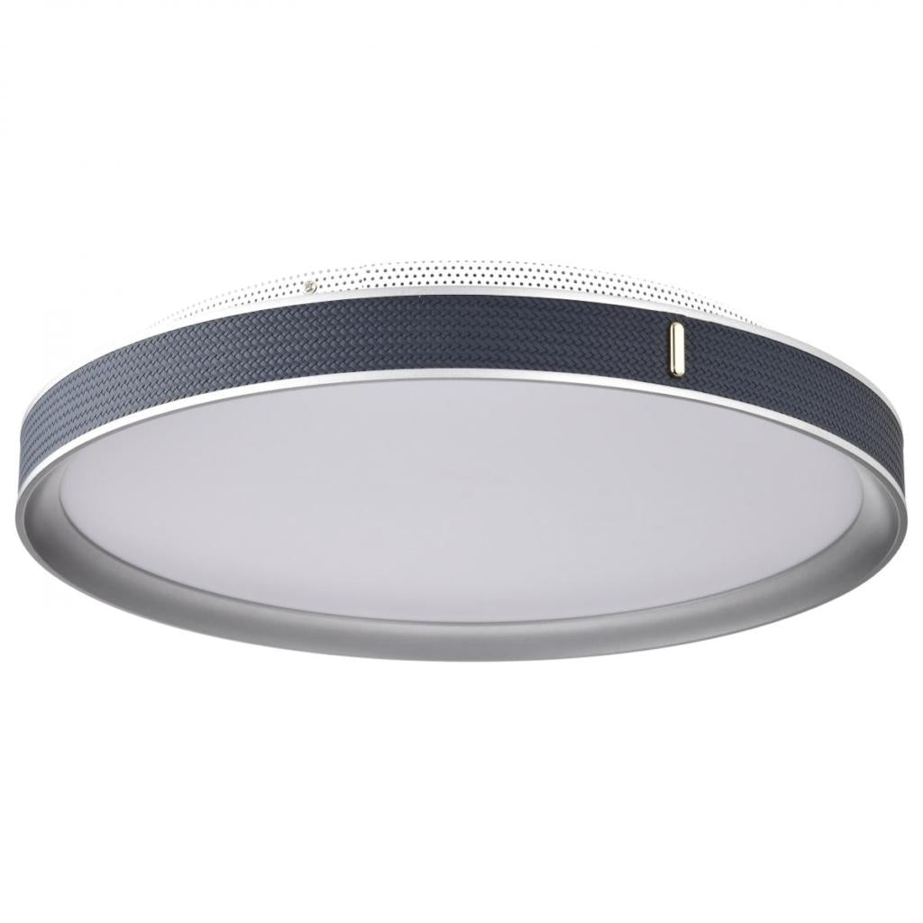20" 40 watt 120/277 volt 3000K Natural White Gray LED Flush Mount Light Fixture 1