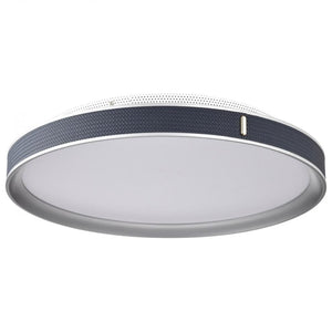 20" 40 watt 120/277 volt 3000K Natural White Gray LED Flush Mount Light Fixture 1