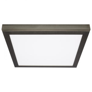 12" 19.5 watt 120/277 volt CCT Selectable Brushed Nickel LED Surface Mount Fixture 1