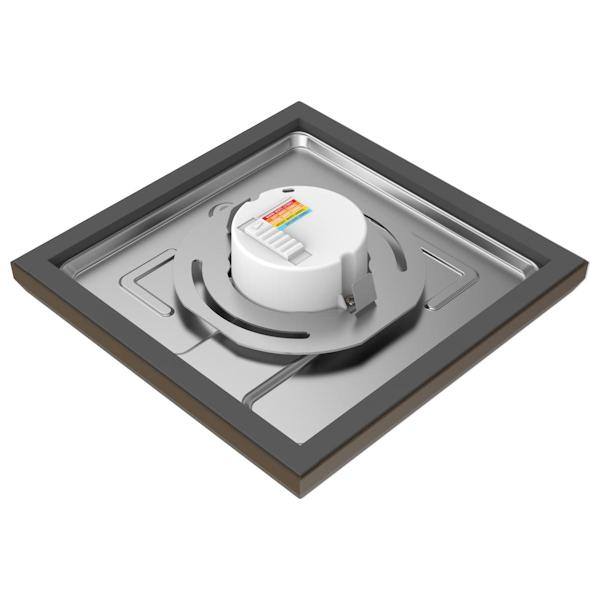 7" 11 watt 120 volt CCT Selectable Bronze Square Dimmable LED Ceiling Light 2