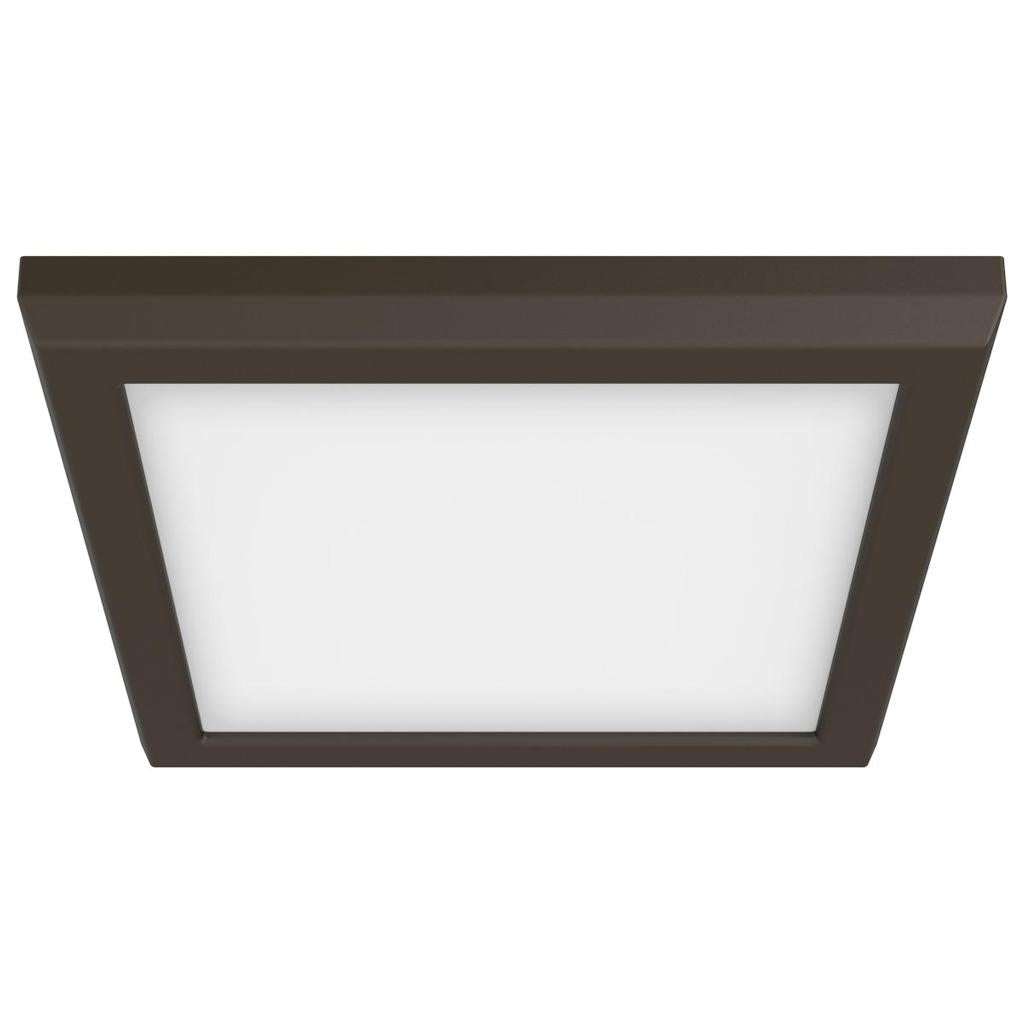 7" 11 watt 120 volt CCT Selectable Bronze Square Dimmable LED Ceiling Light 1