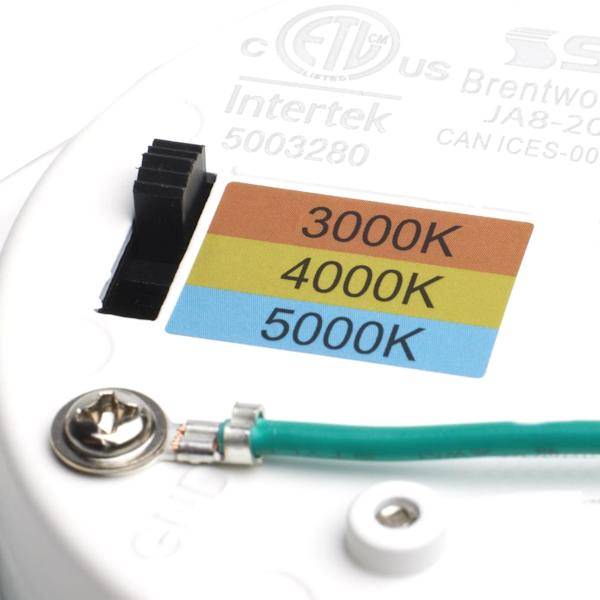 4" 9 watt 120 volt CCT Selectable Dimmable LED Surface Mount Fixture 3